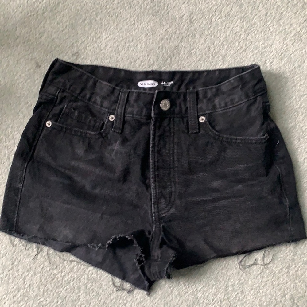 Old navy OG black high rise shorts